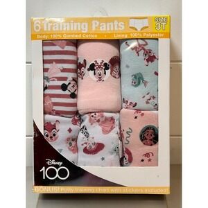 Disney 100 Training Pants 6-Pack Potty Training Chart Stickers‎ Size 3T